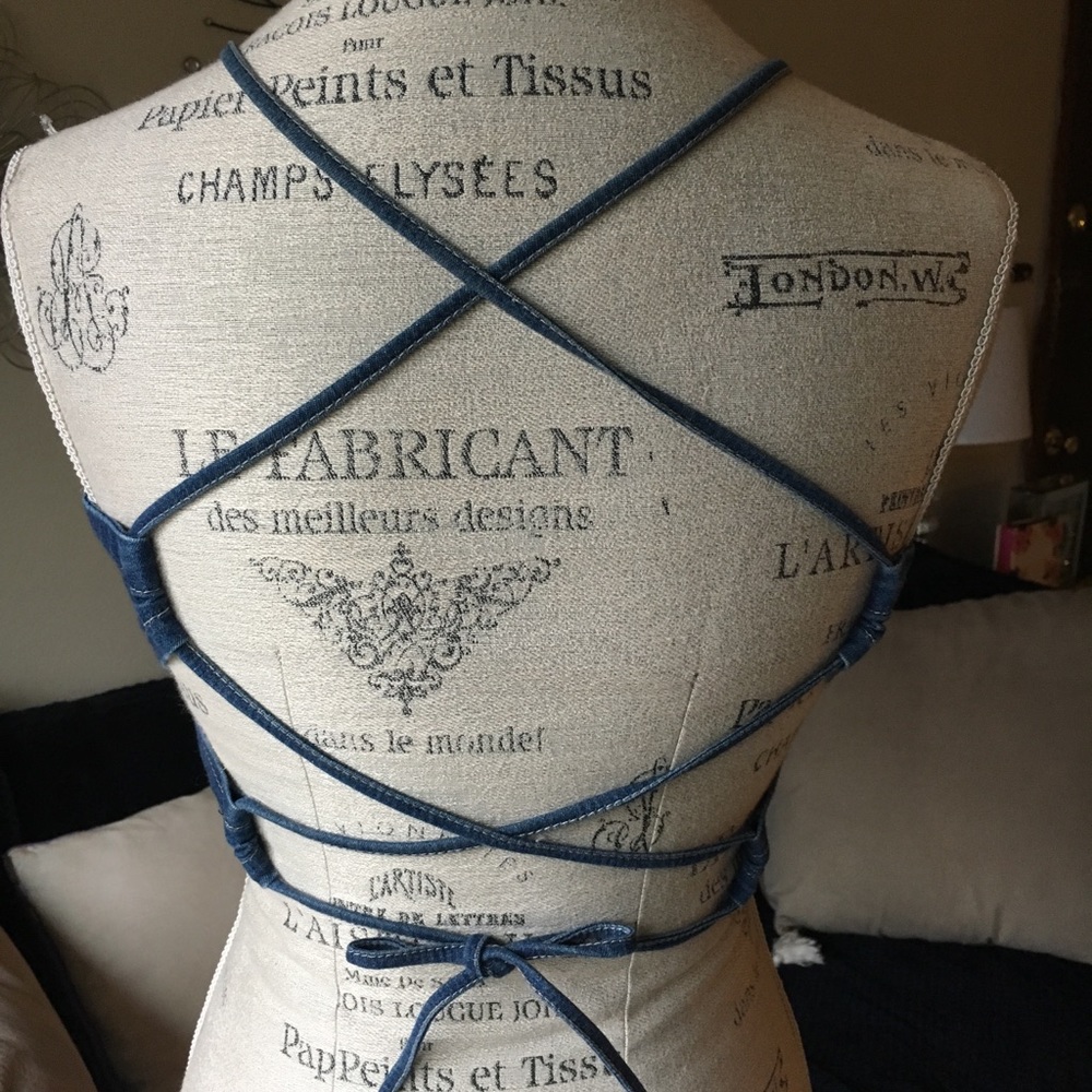 Jean Crop Top